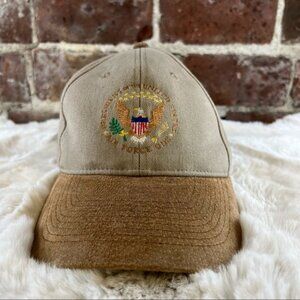 Presidential Seal Embroidered Two-Tone Baseball Cap Government Official Headwear